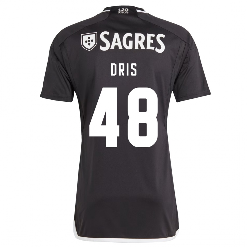Niño Camiseta Sofiane Dris #48 Negro 2ª Equipación 2023/24 La Camisa Chile