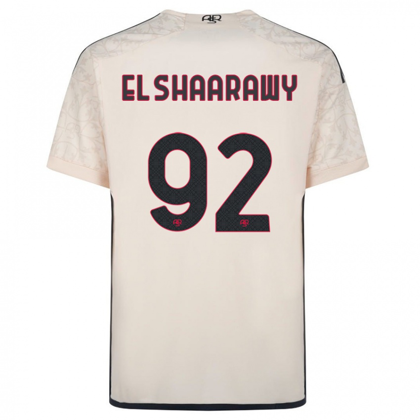 Niño Camiseta Stephan El Shaarawy #92 Blanquecino 2ª Equipación 2023/24 La Camisa Chile