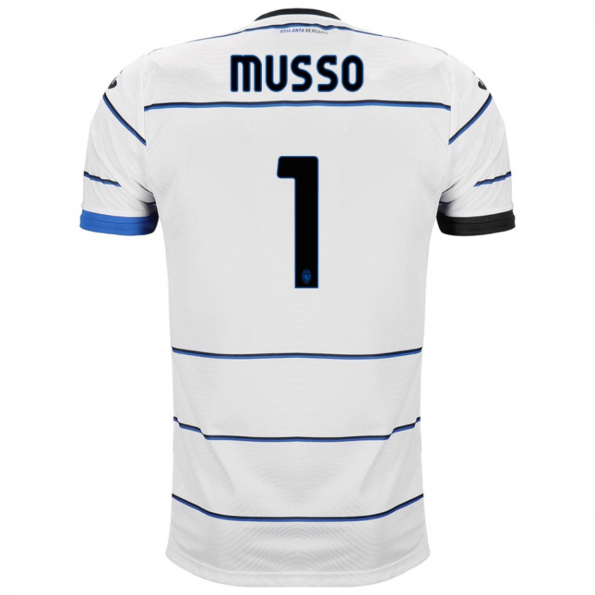Niño Camiseta Juan Musso #1 Blanco 2ª Equipación 2023/24 La Camisa Chile