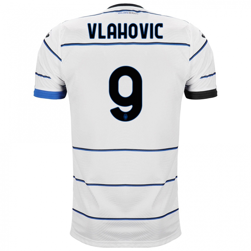 Niño Camiseta Vanja Vlahovic #9 Blanco 2ª Equipación 2023/24 La Camisa Chile