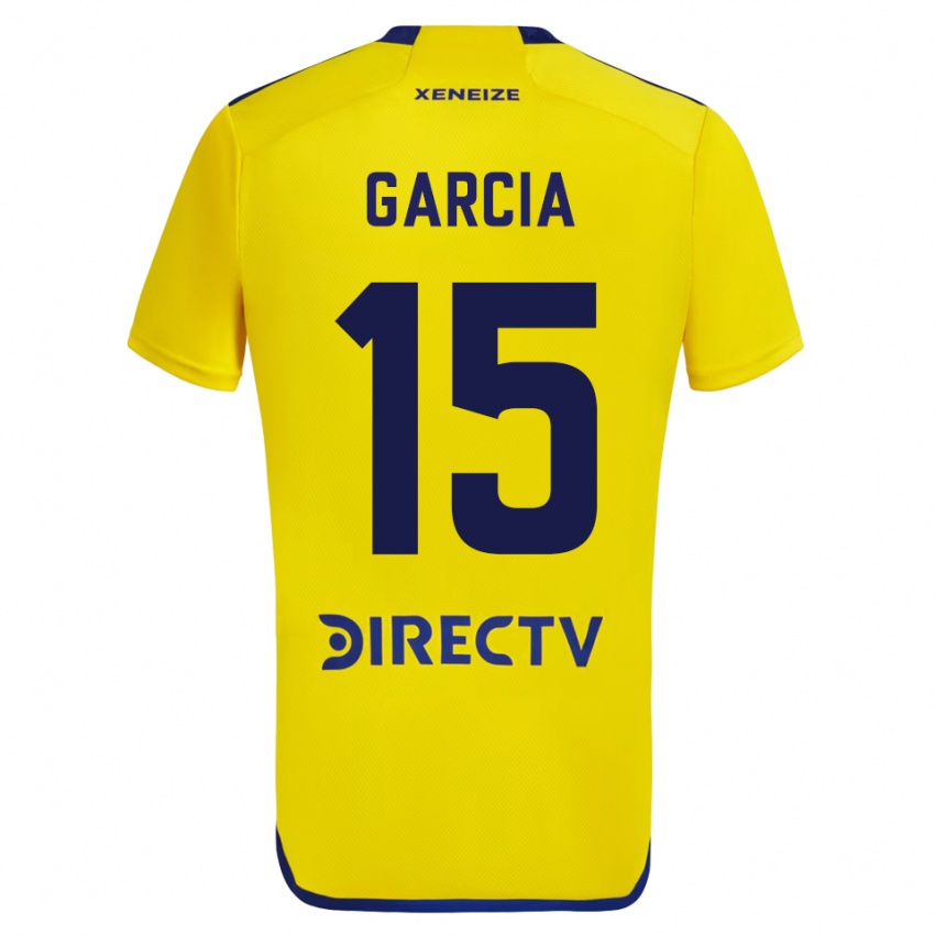 Niño Camiseta Ramiro Garcia #15 Amarillo 2ª Equipación 2023/24 La Camisa Chile