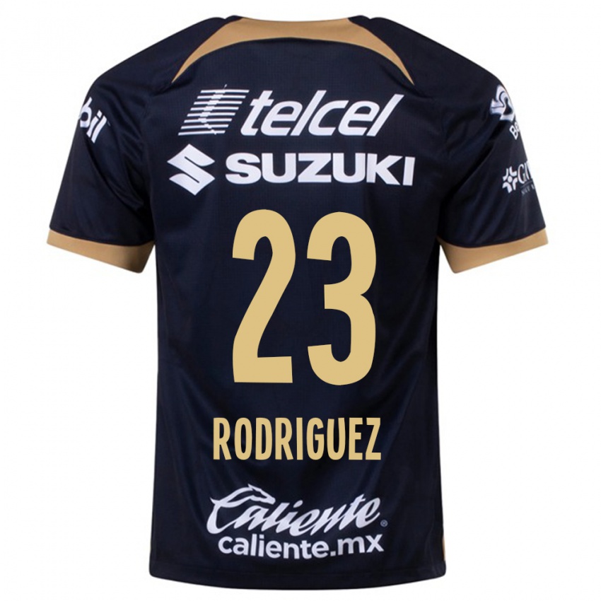 Niño Camiseta Catherine Rodriguez #23 Azul Oscuro 2ª Equipación 2023/24 La Camisa Chile