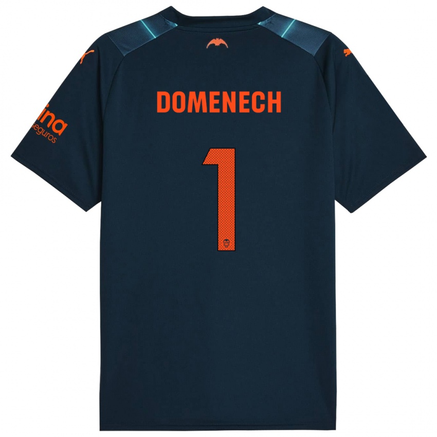 Hombre Camiseta Jaume Domenech #1 Azul Marino 2ª Equipación 2023/24 La Camisa Chile