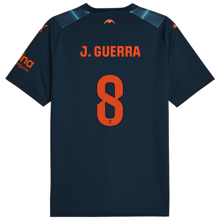 Hombre Camiseta Javi Guerra #8 Azul Marino 2ª Equipación 2023/24 La Camisa Chile