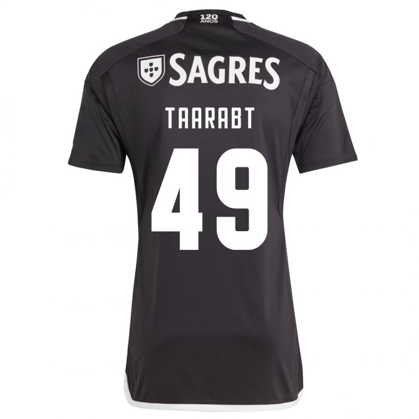 Hombre Camiseta Adel Taarabt #49 Negro 2ª Equipación 2023/24 La Camisa Chile