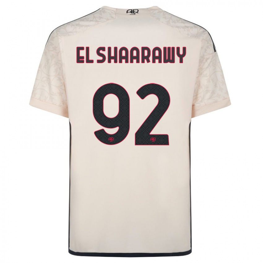 Hombre Camiseta Stephan El Shaarawy #92 Blanquecino 2ª Equipación 2023/24 La Camisa Chile