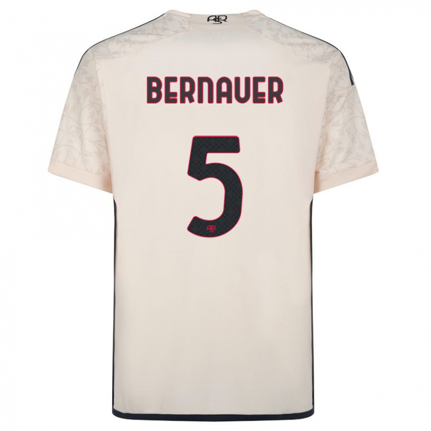 Hombre Camiseta Vanessa Bernauer #5 Blanquecino 2ª Equipación 2023/24 La Camisa Chile