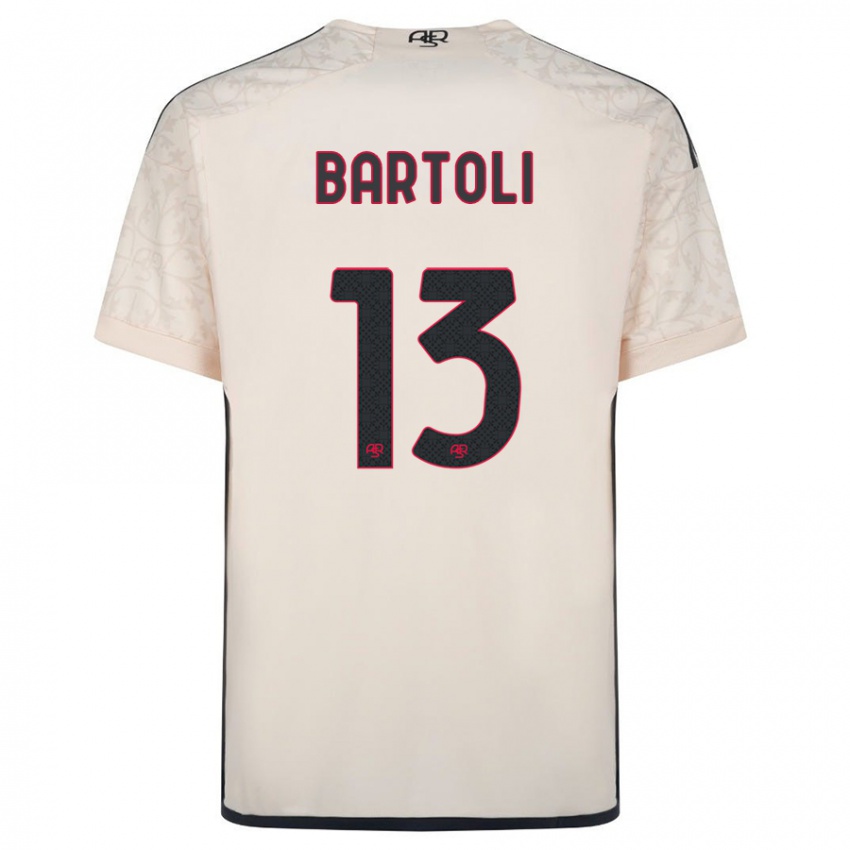 Hombre Camiseta Elisa Bartoli #13 Blanquecino 2ª Equipación 2023/24 La Camisa Chile