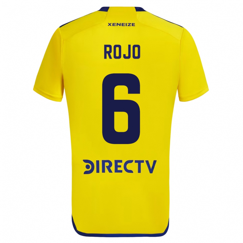 Hombre Camiseta Marcos Rojo #6 Amarillo 2ª Equipación 2023/24 La Camisa Chile