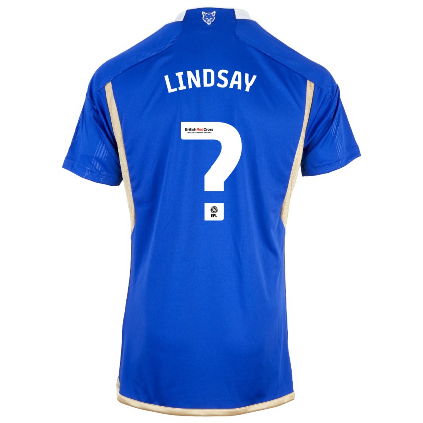 Mujer Camiseta Jahmari Lindsay #0 Azul Real 1ª Equipación 2023/24 La Camisa Chile