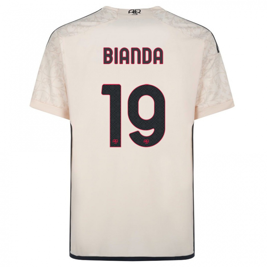 Mujer Camiseta William Bianda #19 Blanquecino 2ª Equipación 2023/24 La Camisa Chile