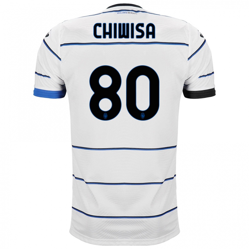 Mujer Camiseta Mannah Chiwisa #80 Blanco 2ª Equipación 2023/24 La Camisa Chile