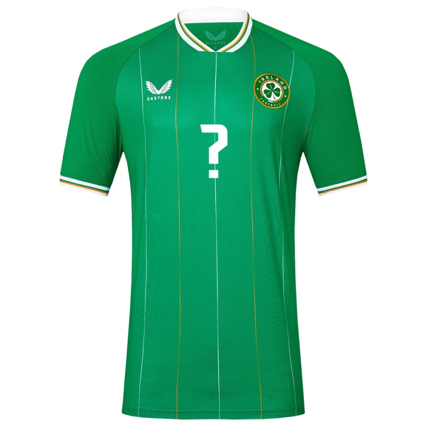 Niño Camiseta Irlanda Su Nombre #0 Verde 1ª Equipación 24-26 La Camisa Chile