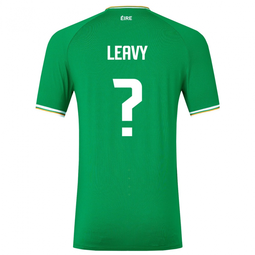 Niño Camiseta Irlanda Kian Leavy #0 Verde 1ª Equipación 24-26 La Camisa Chile