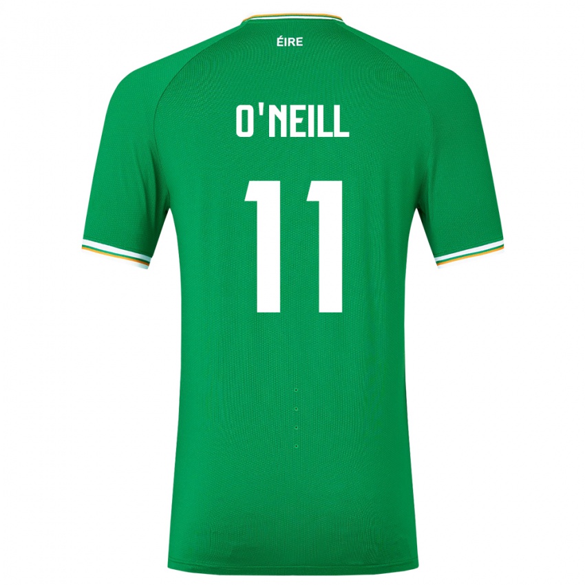 Niño Camiseta Irlanda Ollie O'neill #11 Verde 1ª Equipación 24-26 La Camisa Chile