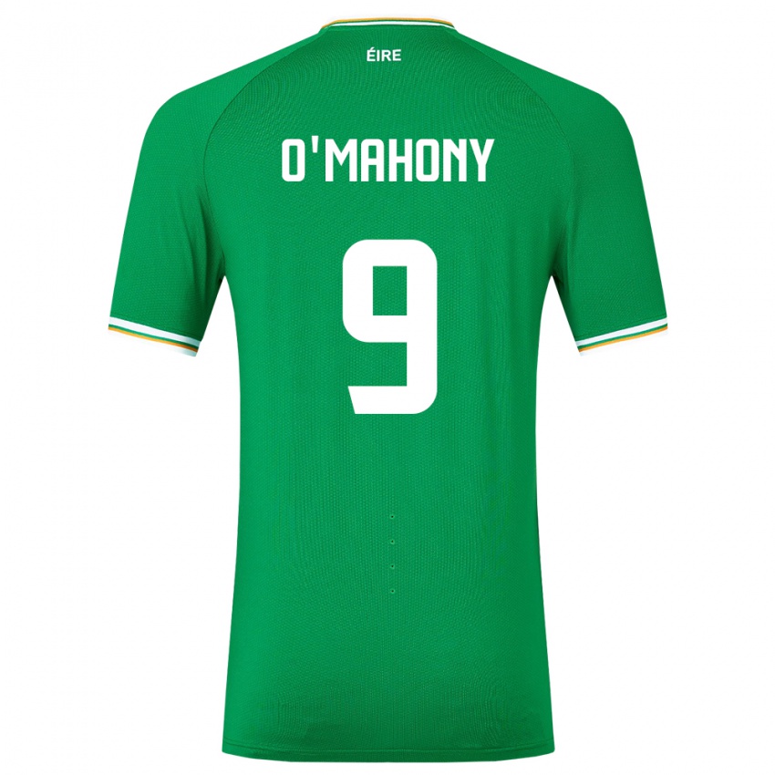 Niño Camiseta Irlanda Mark O'mahony #9 Verde 1ª Equipación 24-26 La Camisa Chile