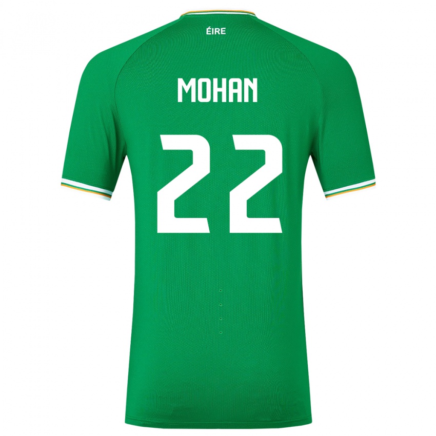 Niño Camiseta Irlanda Stephen Mohan #22 Verde 1ª Equipación 24-26 La Camisa Chile