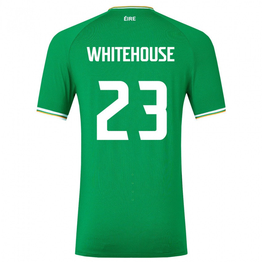 Niño Camiseta Irlanda Sophie Whitehouse #23 Verde 1ª Equipación 24-26 La Camisa Chile