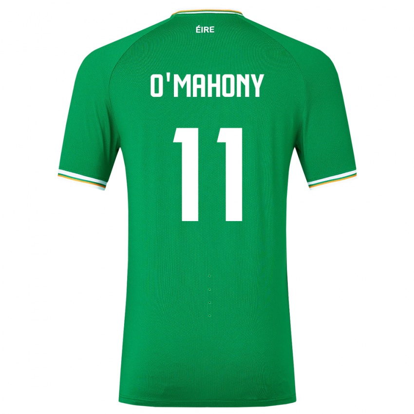 Niño Camiseta Irlanda Éabha O'mahony #11 Verde 1ª Equipación 24-26 La Camisa Chile