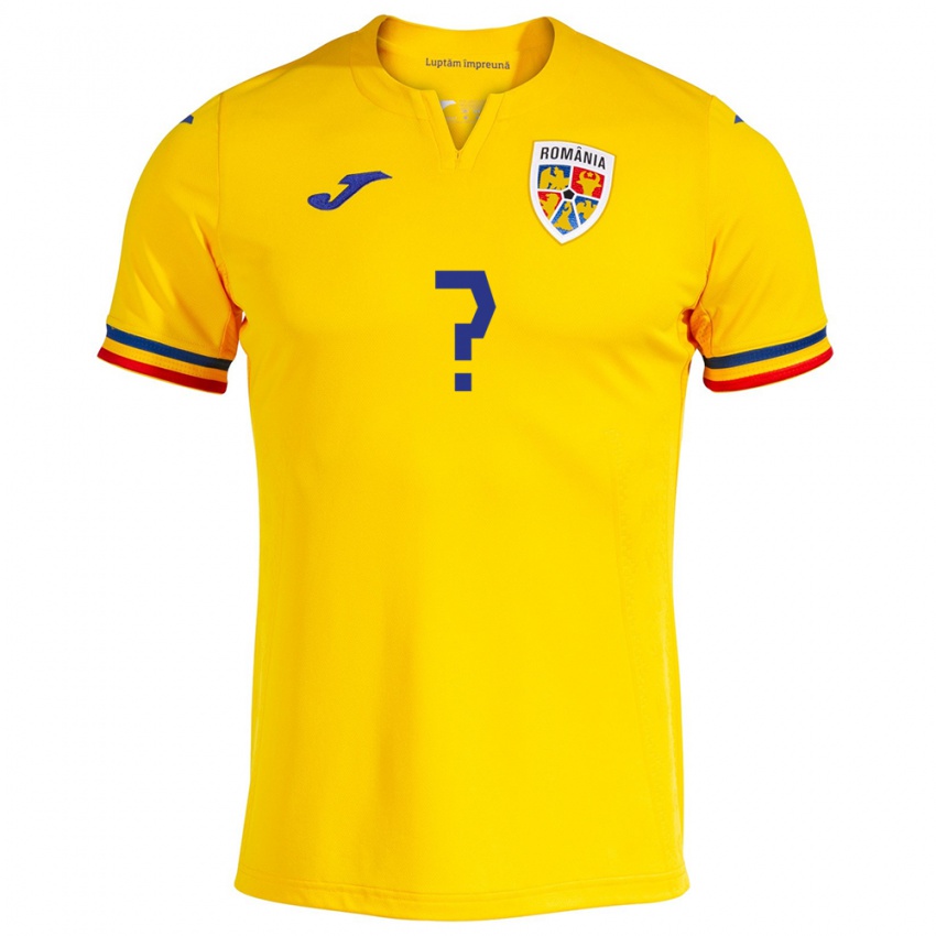 Niño Camiseta Rumania Alesio Pambuca #0 Amarillo 1ª Equipación 24-26 La Camisa Chile