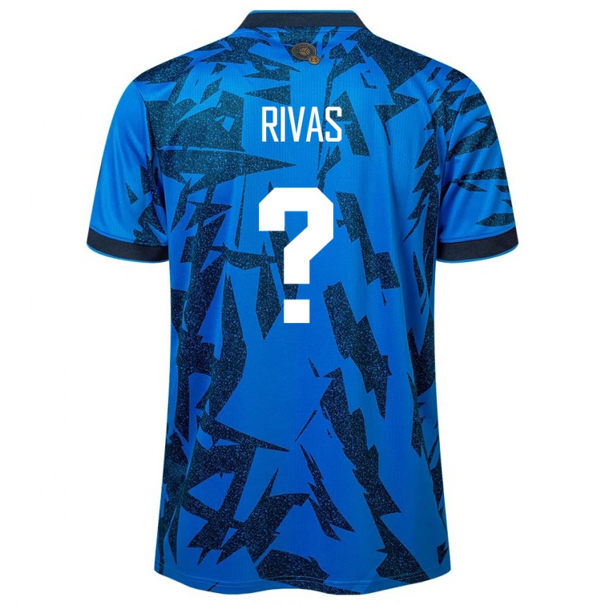Niño Camiseta El Salvador Joseline Rivas #0 Azul 1ª Equipación 24-26 La Camisa Chile