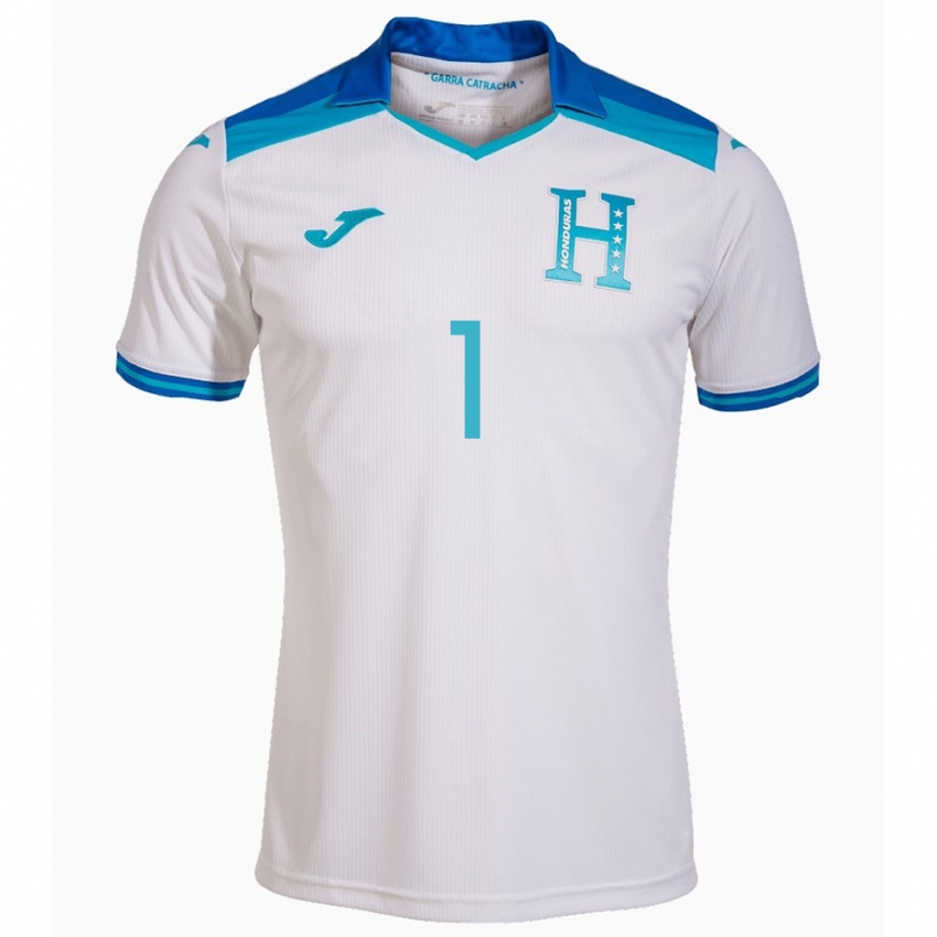 Niño Camiseta Honduras Harold Fonseca #1 Blanco 1ª Equipación 24-26 La Camisa Chile