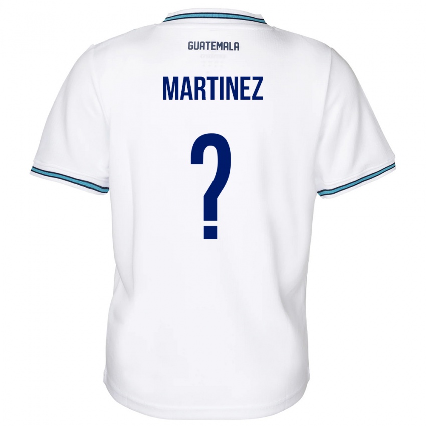 Niño Camiseta Guatemala José Carlos Martinez #0 Blanco 1ª Equipación 24-26 La Camisa Chile