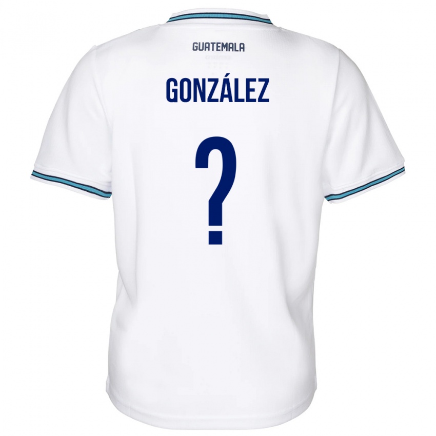Niño Camiseta Guatemala Erick González #0 Blanco 1ª Equipación 24-26 La Camisa Chile