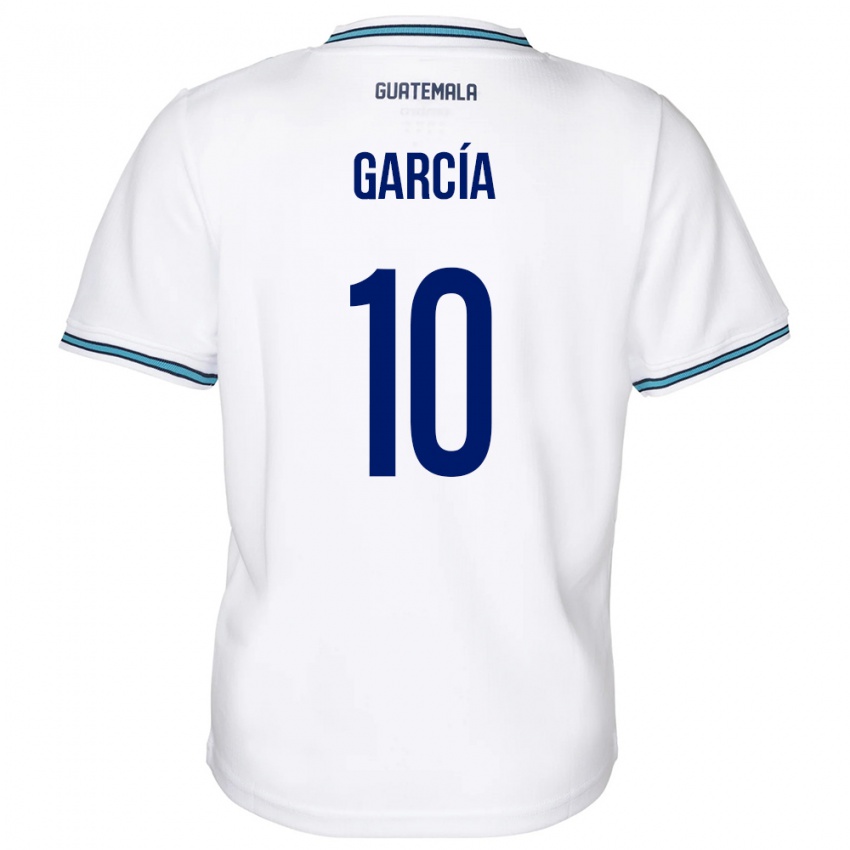 Niño Camiseta Guatemala Gabriel García #10 Blanco 1ª Equipación 24-26 La Camisa Chile