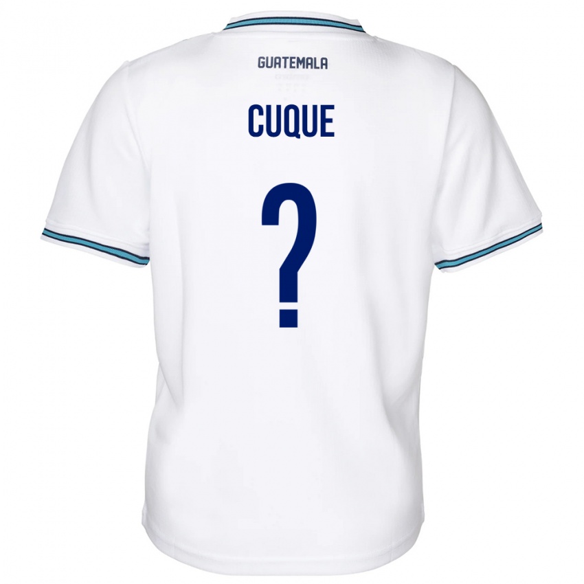 Niño Camiseta Guatemala Diego Cuque #0 Blanco 1ª Equipación 24-26 La Camisa Chile