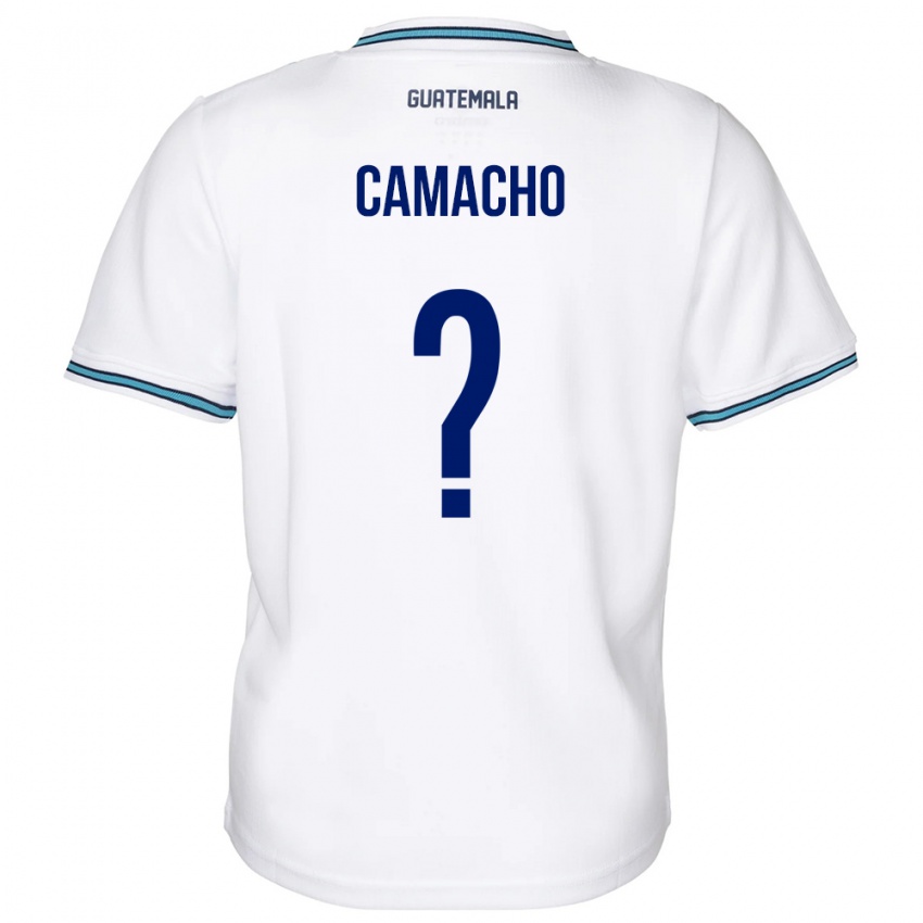 Niño Camiseta Guatemala Samuel Camacho #0 Blanco 1ª Equipación 24-26 La Camisa Chile