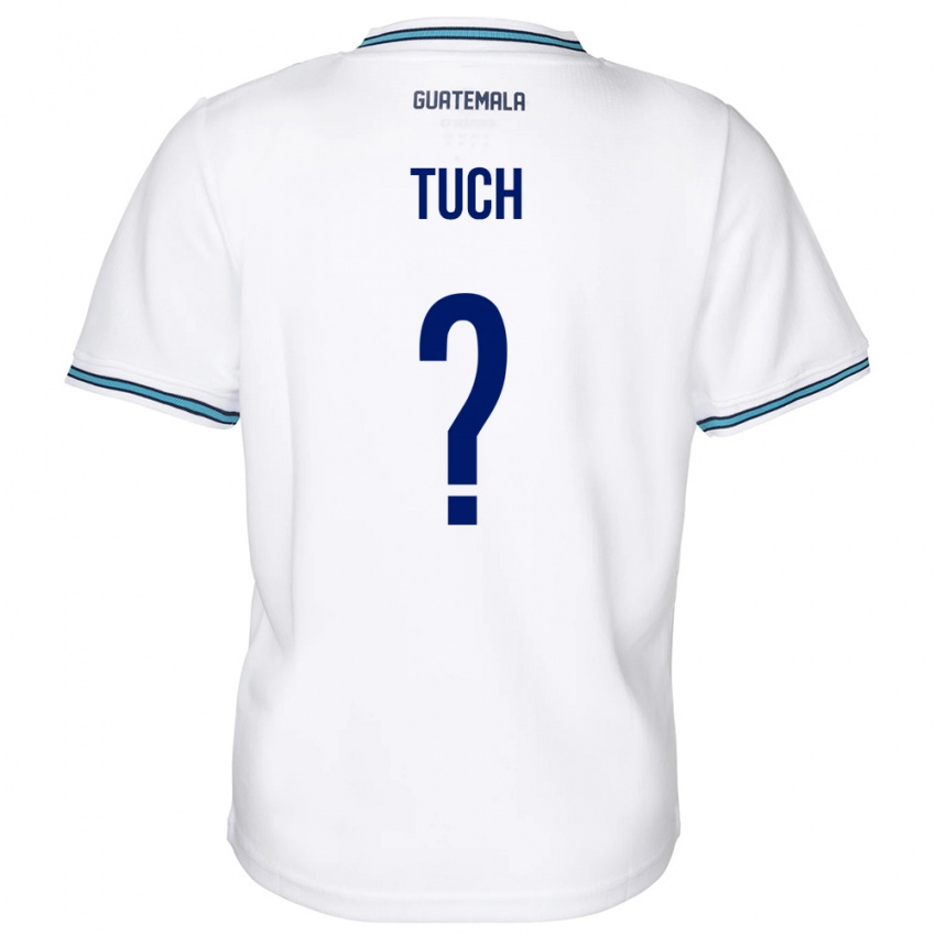 Niño Camiseta Guatemala Lorenzo Tuch #0 Blanco 1ª Equipación 24-26 La Camisa Chile