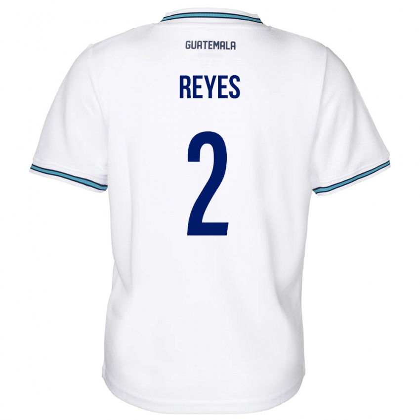 Niño Camiseta Guatemala Samantha Reyes #2 Blanco 1ª Equipación 24-26 La Camisa Chile