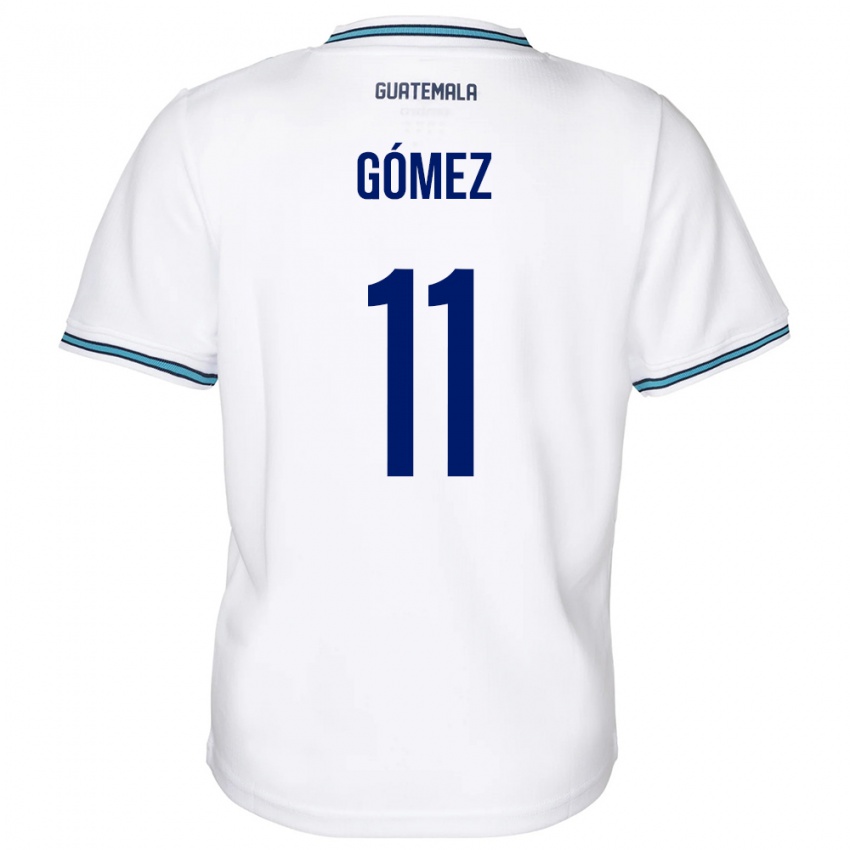 Niño Camiseta Guatemala Savianna Gómez #11 Blanco 1ª Equipación 24-26 La Camisa Chile