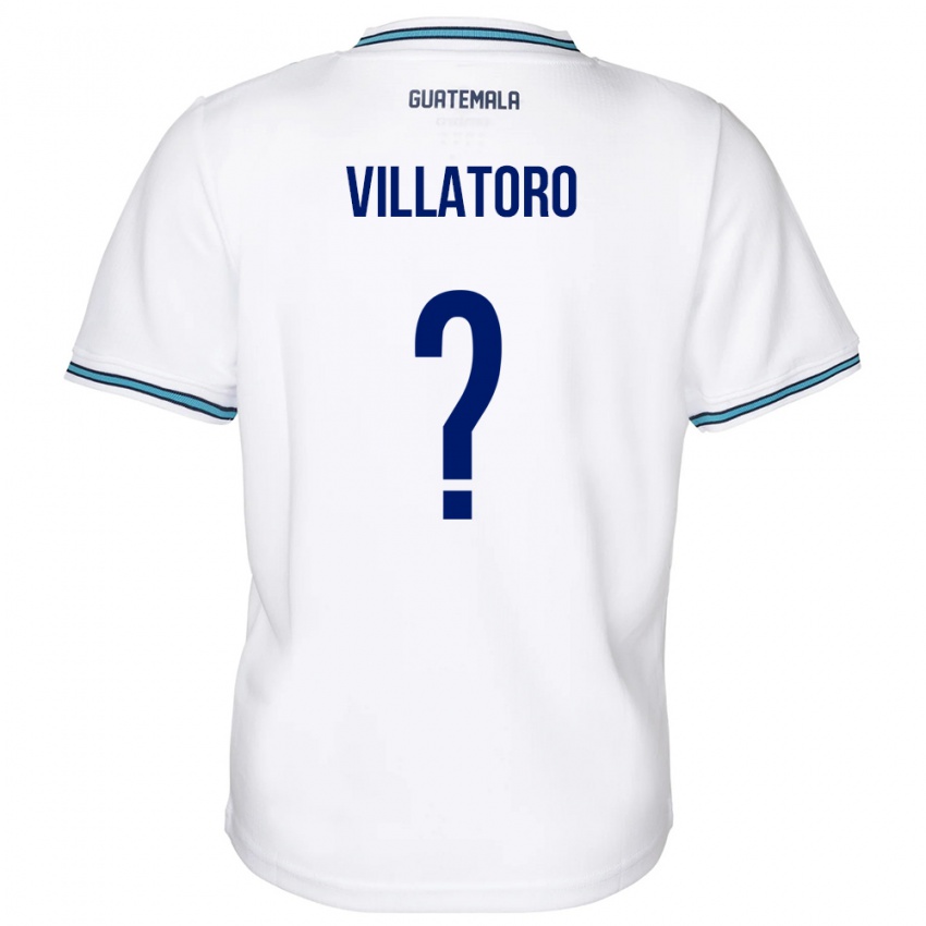 Niño Camiseta Guatemala Grace Villatoro #0 Blanco 1ª Equipación 24-26 La Camisa Chile