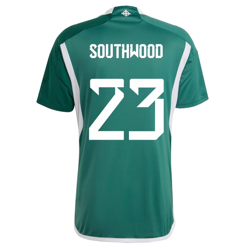 Niño Camiseta Irlanda Del Norte Luke Southwood #23 Verde 1ª Equipación 24-26 La Camisa Chile