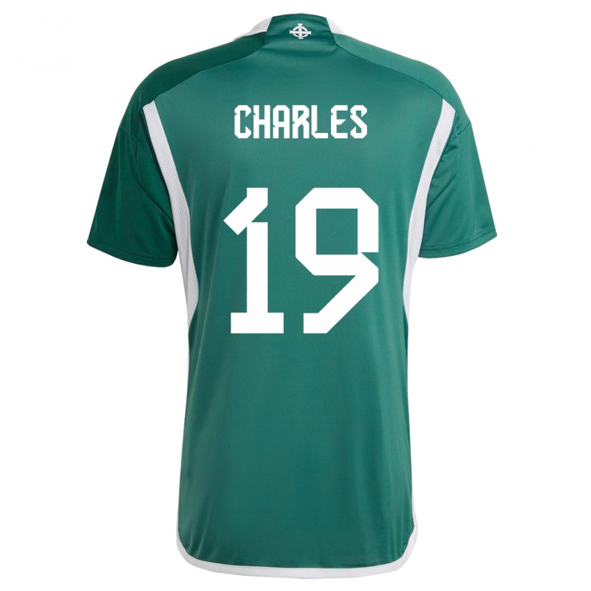 Niño Camiseta Irlanda Del Norte Shea Charles #19 Verde 1ª Equipación 24-26 La Camisa Chile