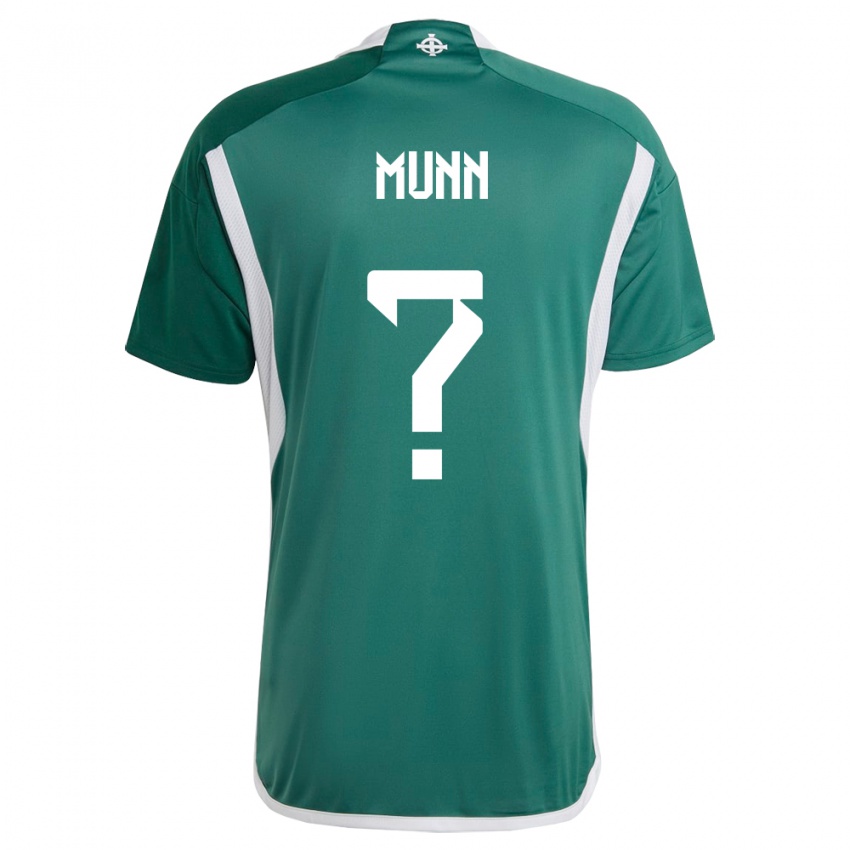 Niño Camiseta Irlanda Del Norte Mason Munn #0 Verde 1ª Equipación 24-26 La Camisa Chile