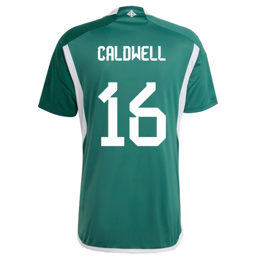 Niño Camiseta Irlanda Del Norte Nadene Caldwell #16 Verde 1ª Equipación 24-26 La Camisa Chile