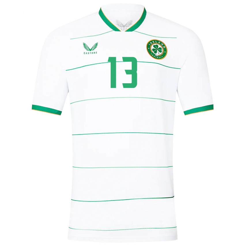 Niño Camiseta Irlanda Fiachra Coffey #13 Blanco 2ª Equipación 24-26 La Camisa Chile