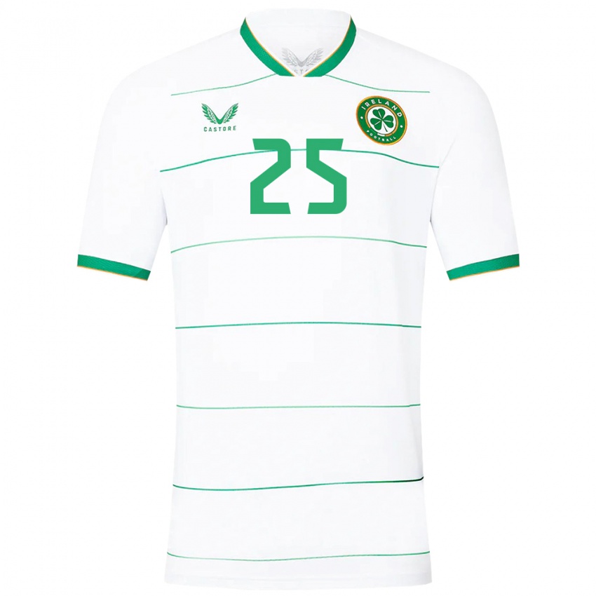 Niño Camiseta Irlanda Aoife Mannion #25 Blanco 2ª Equipación 24-26 La Camisa Chile