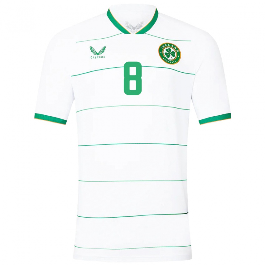 Niño Camiseta Irlanda Alan Browne #8 Blanco 2ª Equipación 24-26 La Camisa Chile