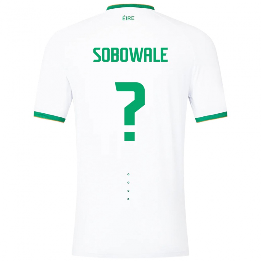 Niño Camiseta Irlanda Timi Sobowale #0 Blanco 2ª Equipación 24-26 La Camisa Chile