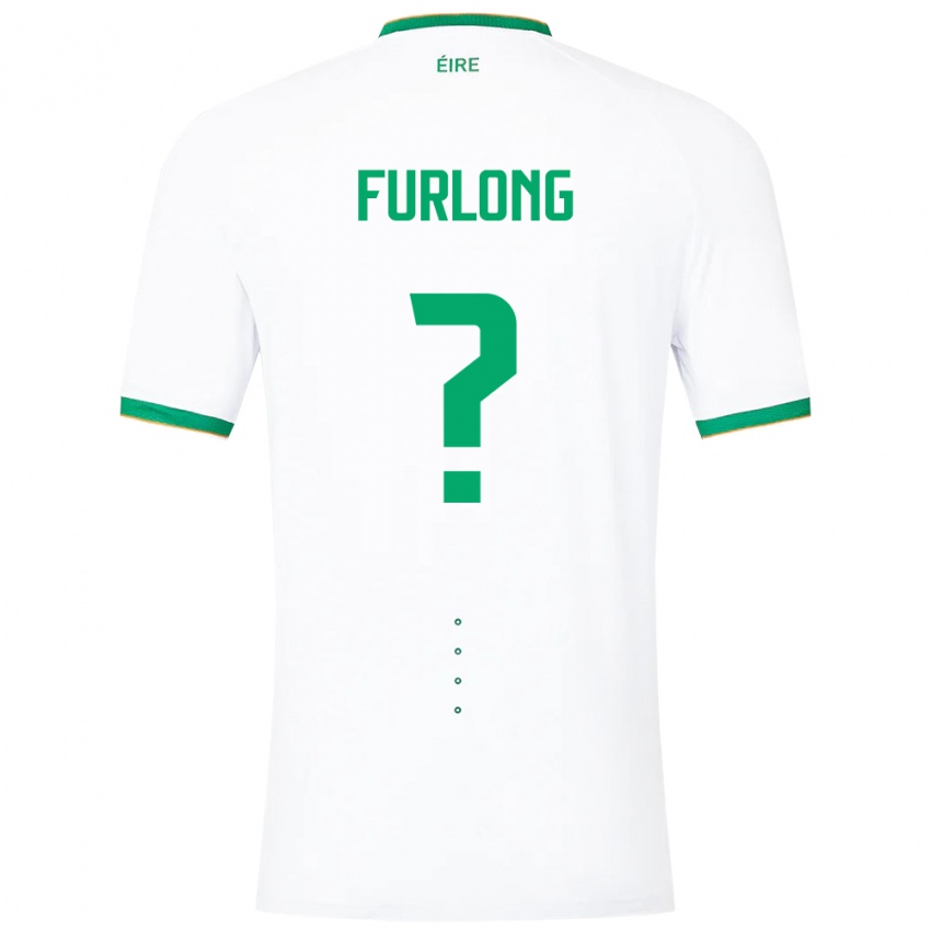 Niño Camiseta Irlanda James Furlong #0 Blanco 2ª Equipación 24-26 La Camisa Chile