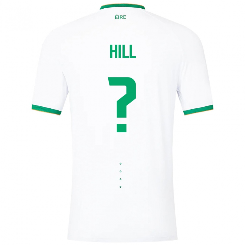 Niño Camiseta Irlanda Tom Hill #0 Blanco 2ª Equipación 24-26 La Camisa Chile