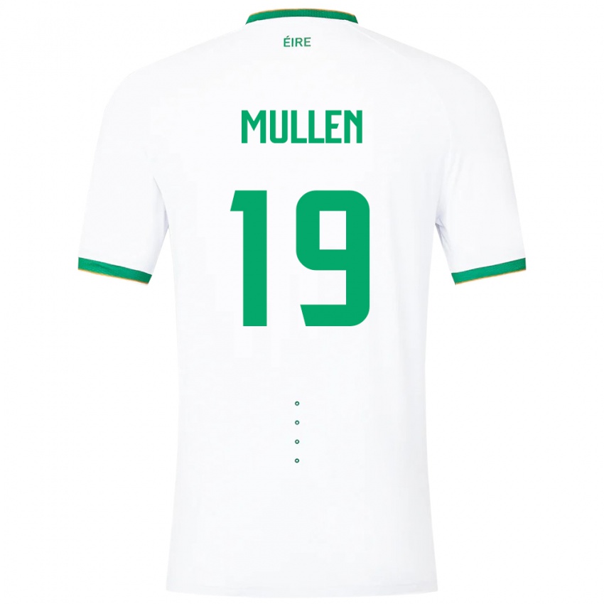 Niño Camiseta Irlanda Senan Mullen #19 Blanco 2ª Equipación 24-26 La Camisa Chile