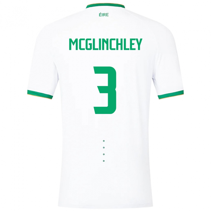 Niño Camiseta Irlanda Harry Mcglinchley #3 Blanco 2ª Equipación 24-26 La Camisa Chile