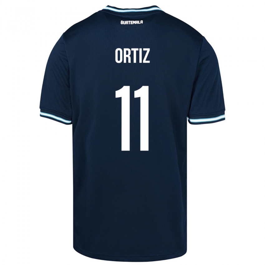 Niño Camiseta Guatemala Andersson Ortiz #11 Azul 2ª Equipación 24-26 La Camisa Chile