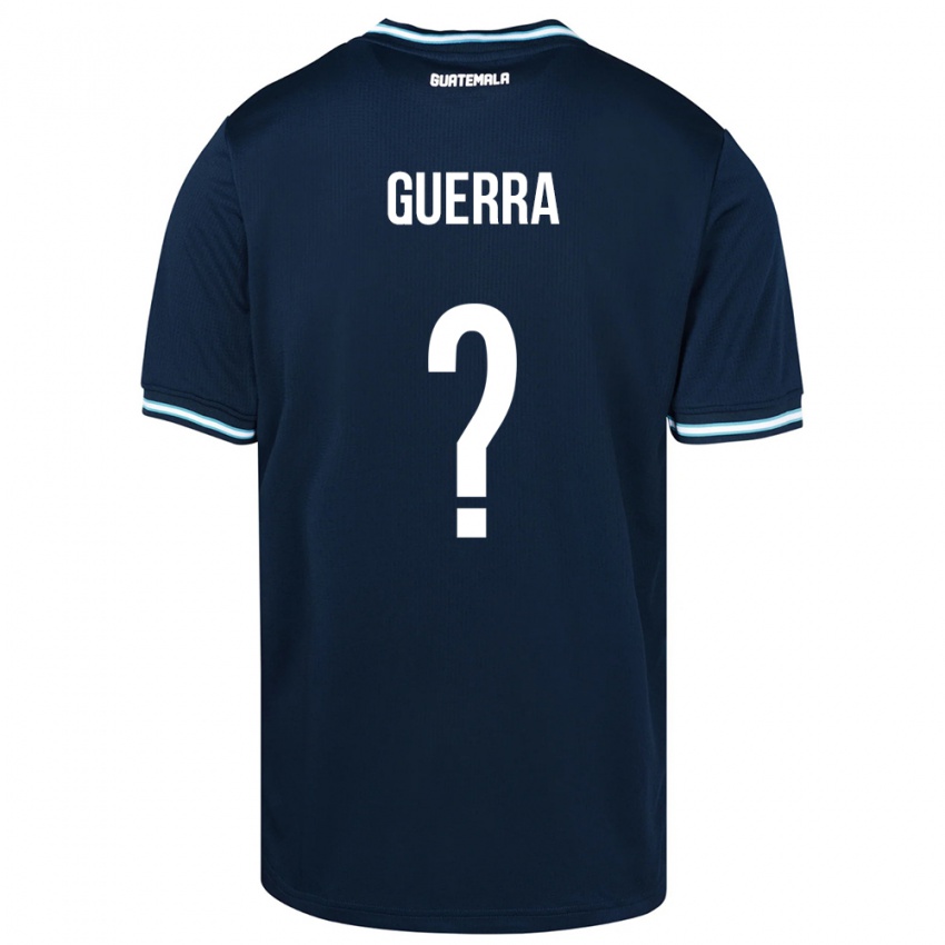 Niño Camiseta Guatemala Decarlo Guerra #0 Azul 2ª Equipación 24-26 La Camisa Chile