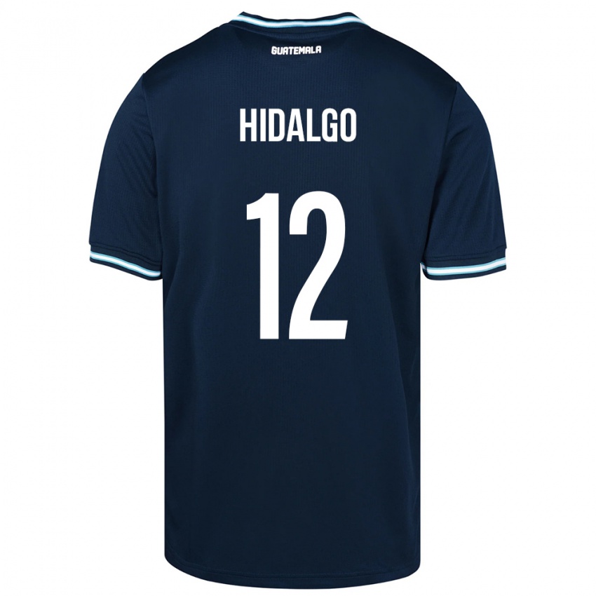 Niño Camiseta Guatemala Angie Hidalgo #12 Azul 2ª Equipación 24-26 La Camisa Chile